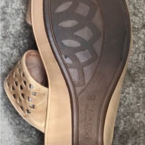 ****NAOT TAN SANDALS SIZE 9***